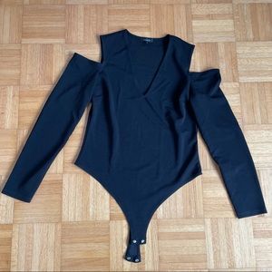 Dynamite Cold Shoulder Bodysuit